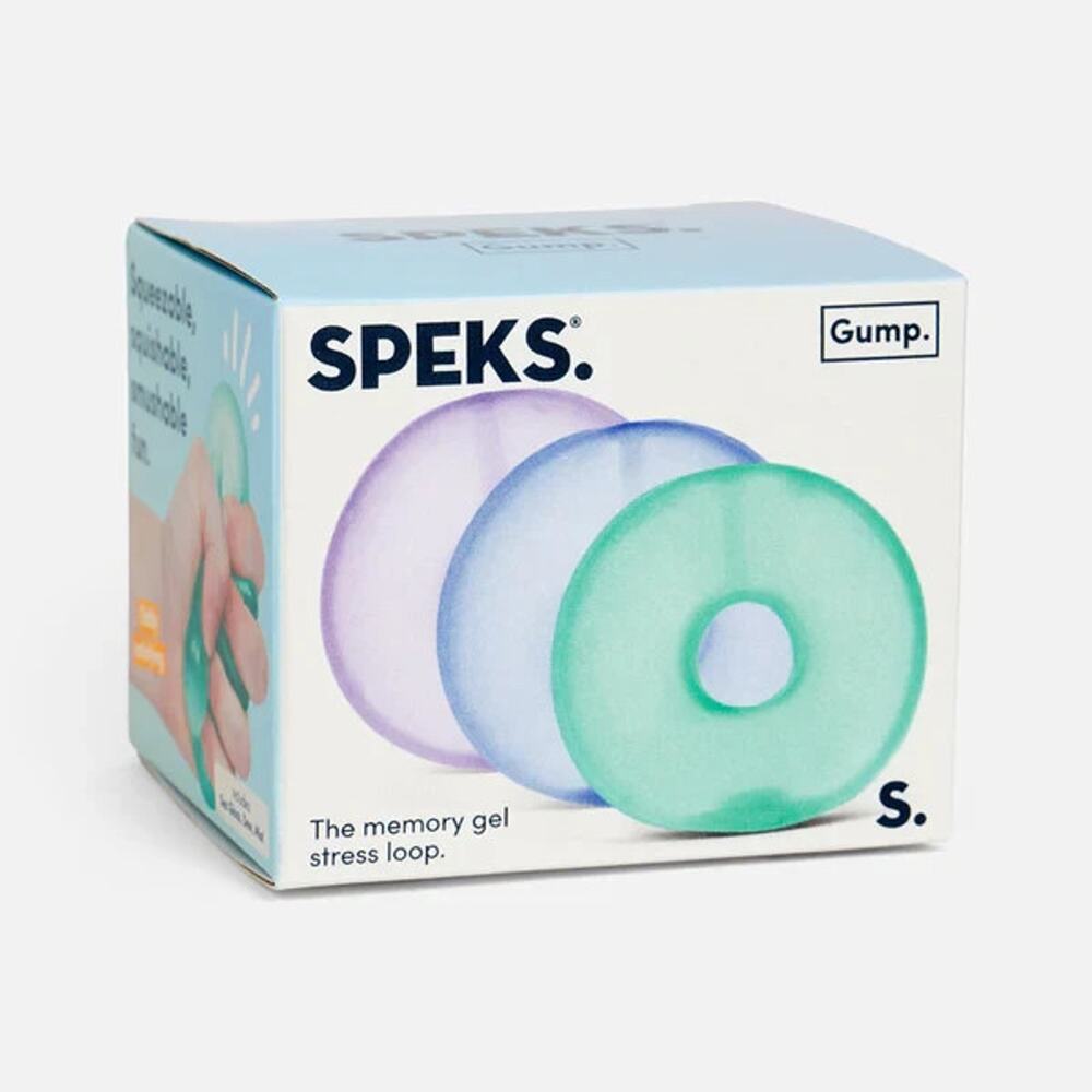 🔥Speks Gump The Memory Gel Stress Loop Set of 3 BNWT🔥